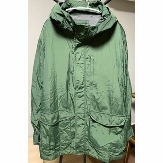 肩幅約45cm00s Old uniqlo tech ダウン　ナイロン コーチジャケット　無地