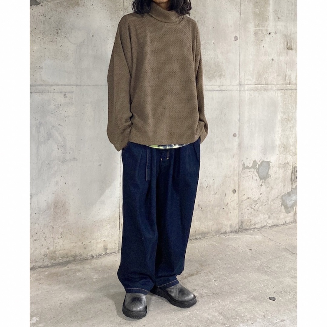 専用ANCELLM CHAIN KNIT HI-NECK LS T-SHIRT メンズのトップス(ニット/セーター)の商品写真