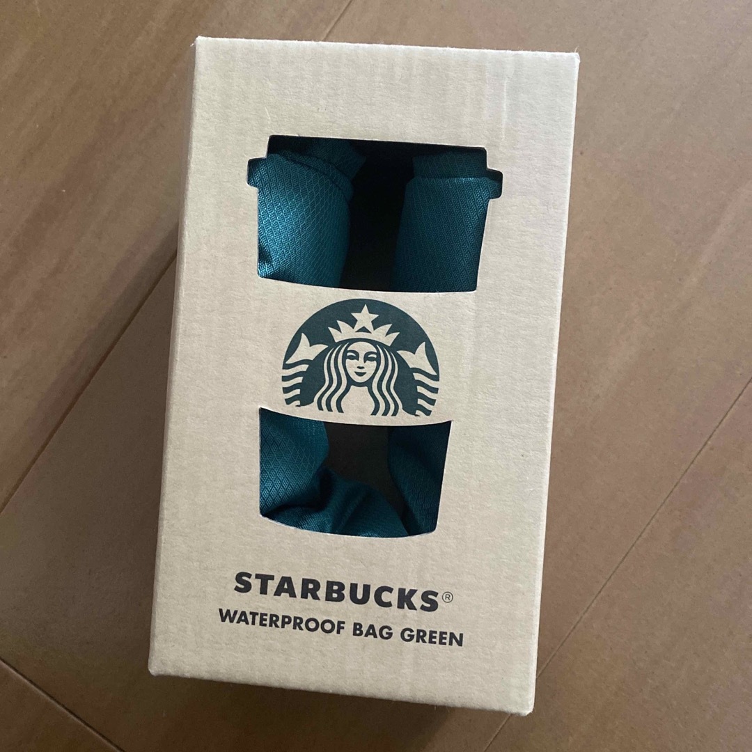 Starbucks(スターバックス)のウォータープルーフ バッグ グリーン スポーツ/アウトドアのアウトドア(その他)の商品写真