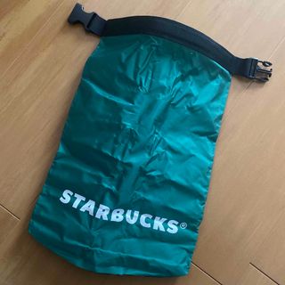 スターバックス(Starbucks)のウォータープルーフ バッグ グリーン(その他)