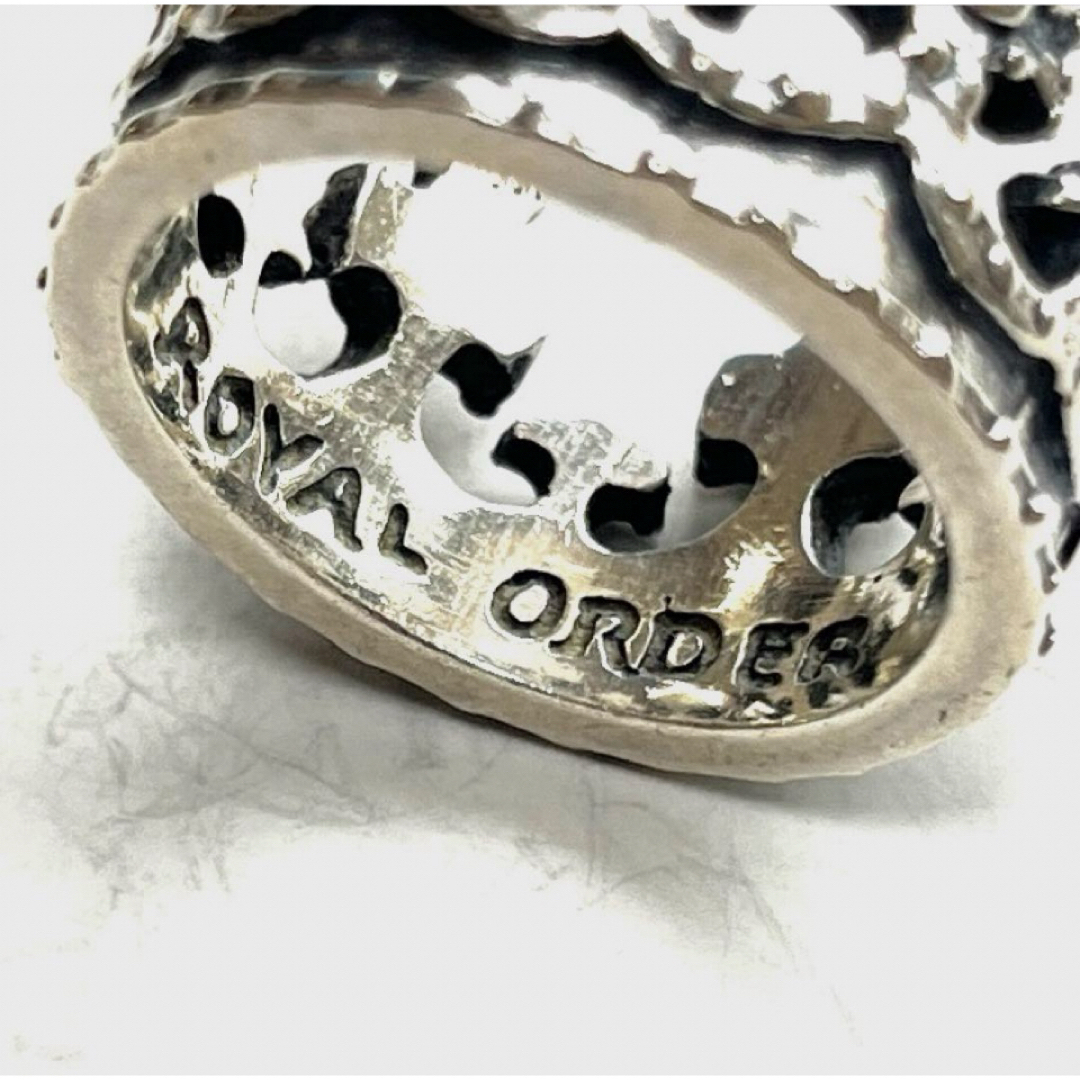 ROYALORDER(ロイヤルオーダー)のロイヤルオーダー/ROYAL CROWN 925 SILVERリング約20号 メンズのアクセサリー(リング(指輪))の商品写真