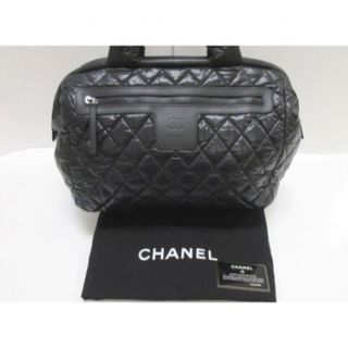 CHANEL - シャネル ココ ボストンバッグ フェルト ナイロン ...