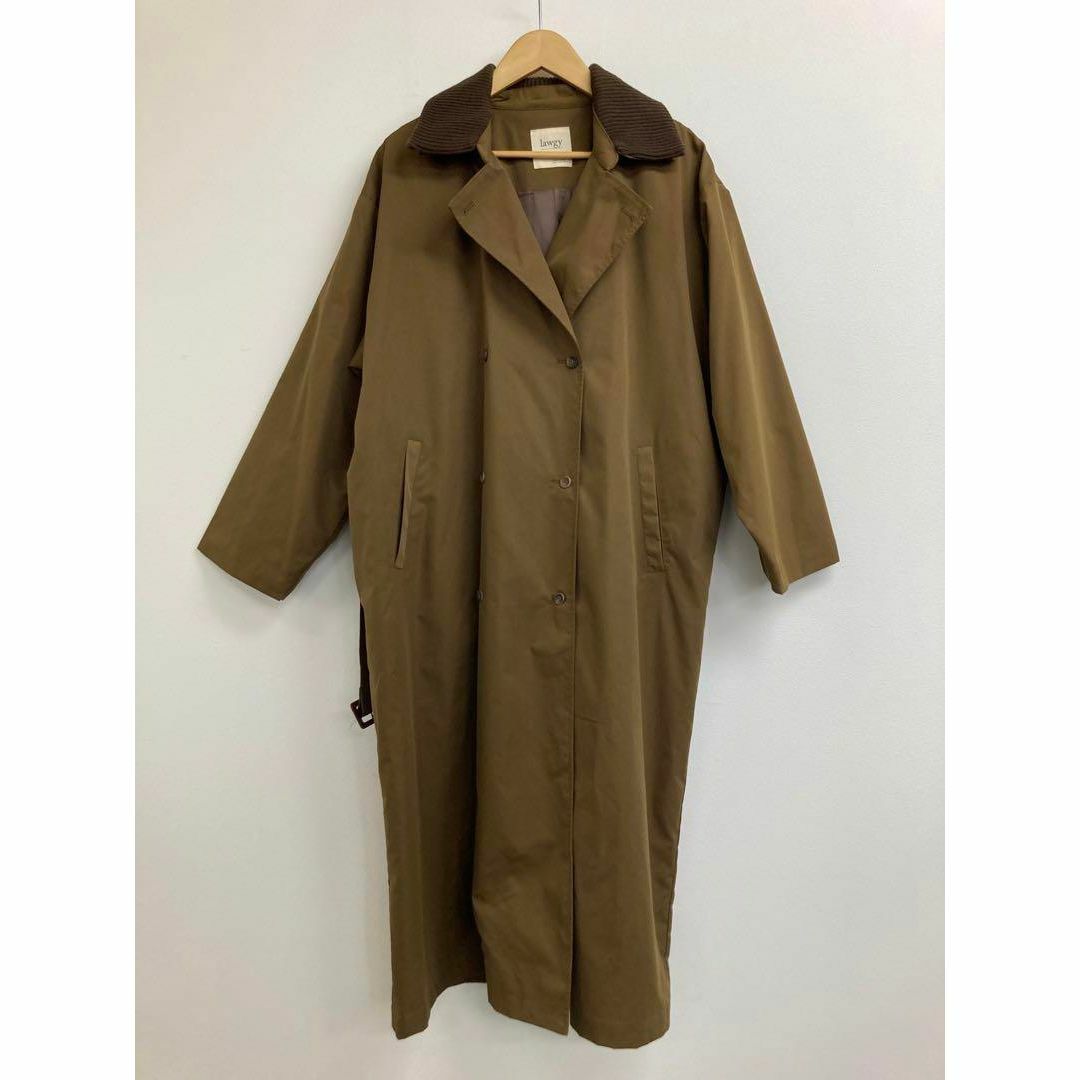 lawgy(ラウジー)の未使用★lawgy collar arrange trench coat0104 レディースのジャケット/アウター(トレンチコート)の商品写真