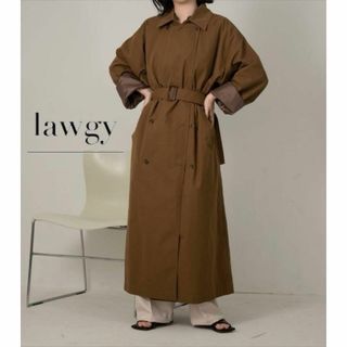 ラウジー(lawgy)の未使用★lawgy collar arrange trench coat0104(トレンチコート)