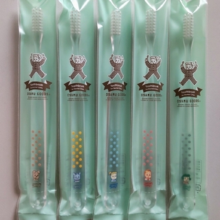 オサムグッズ　歯ブラシ5本セット　日本製(歯ブラシ/歯みがき用品)