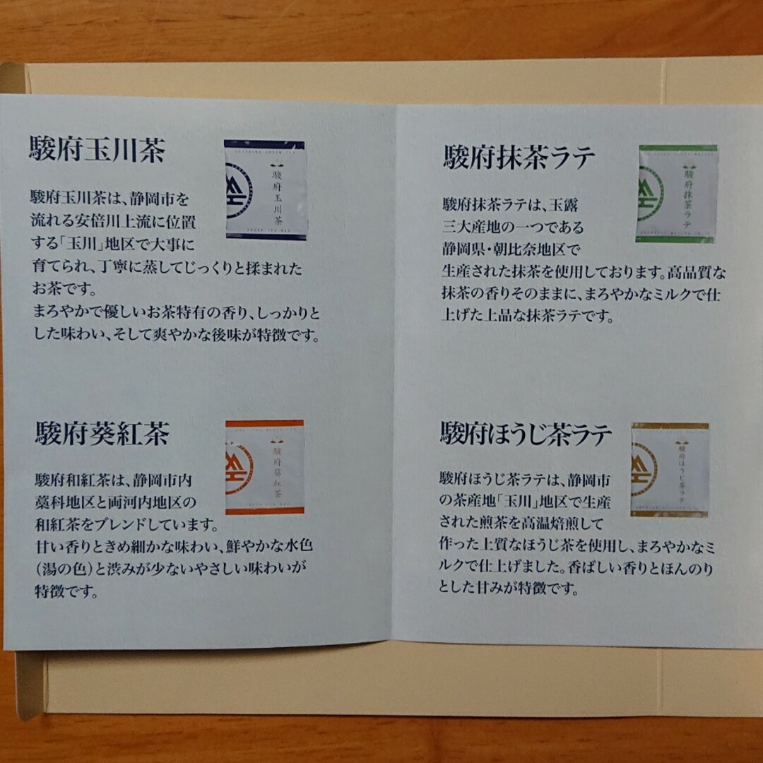 駿府銘茶セット 食品/飲料/酒の飲料(茶)の商品写真