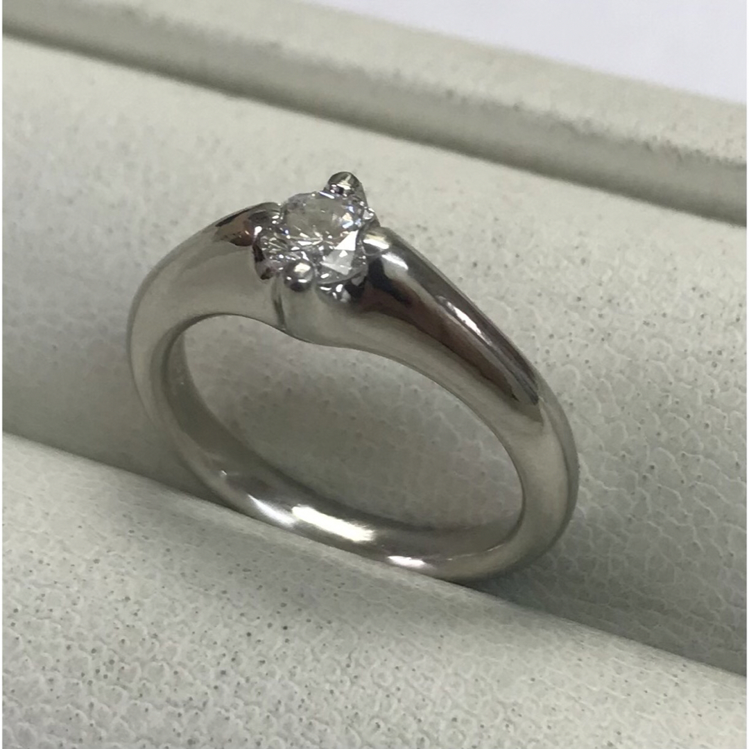 ★サイズ8号★Pt900/ダイヤモンドリング★0.37ct★ レディースのアクセサリー(リング(指輪))の商品写真