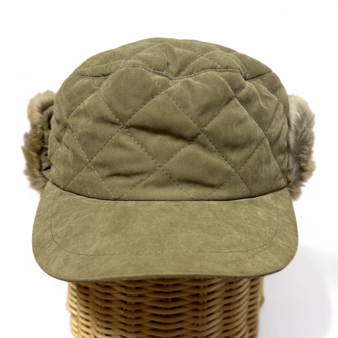 milsa(ミルサ)のmilsa ミルサ フライトキャップ ワークキャップ 帽子 ファー キルティング レディースの帽子(キャップ)の商品写真
