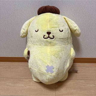 サンリオ(サンリオ)のポムポムプリン まんぷく！ ごろ寝 超超 BIG DXぬいぐるみ(キャラクターグッズ)