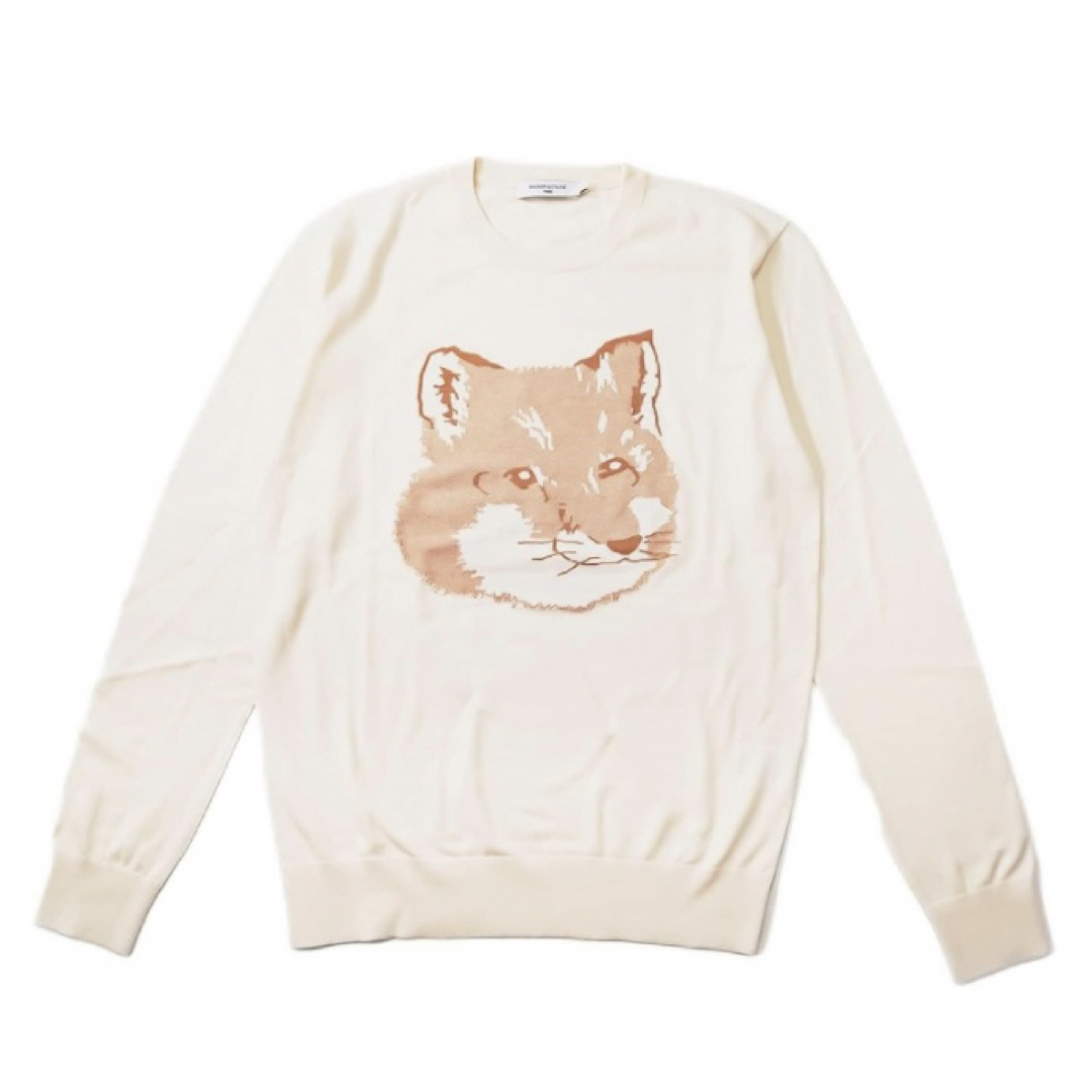 MAISON KITSUNE'(メゾンキツネ)のMaison Kitsuné メゾンキツネ フォックスヘッド ニット(新品) レディースのトップス(ニット/セーター)の商品写真