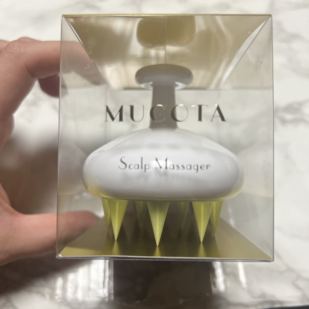 MUCOTA(ムコタ)の【未使用】ムコタ スキャルプ マッサージャー 白 コスメ/美容のヘアケア/スタイリング(ヘアブラシ/クシ)の商品写真