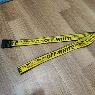 オフホワイト(OFF-WHITE)のOff-White インダストリアルベルト イエロー(ベルト)