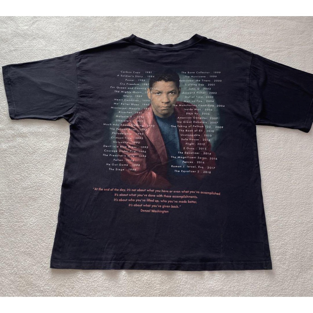 デンゼル・ワシントンDenzel Washington RAP TシャツXXL