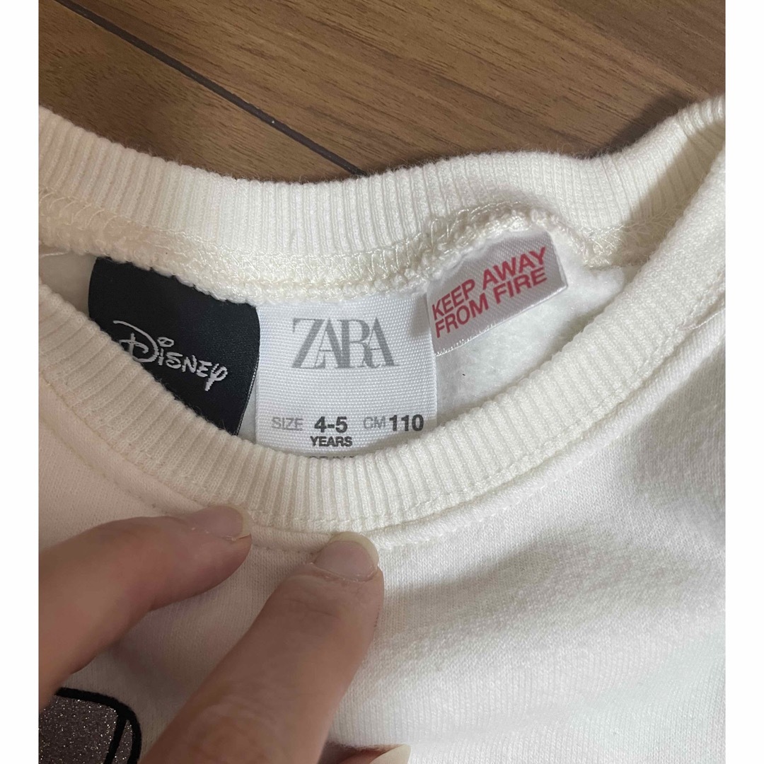 ZARA(ザラ)のZARA キッズ　トレーナー キッズ/ベビー/マタニティのキッズ服女の子用(90cm~)(その他)の商品写真