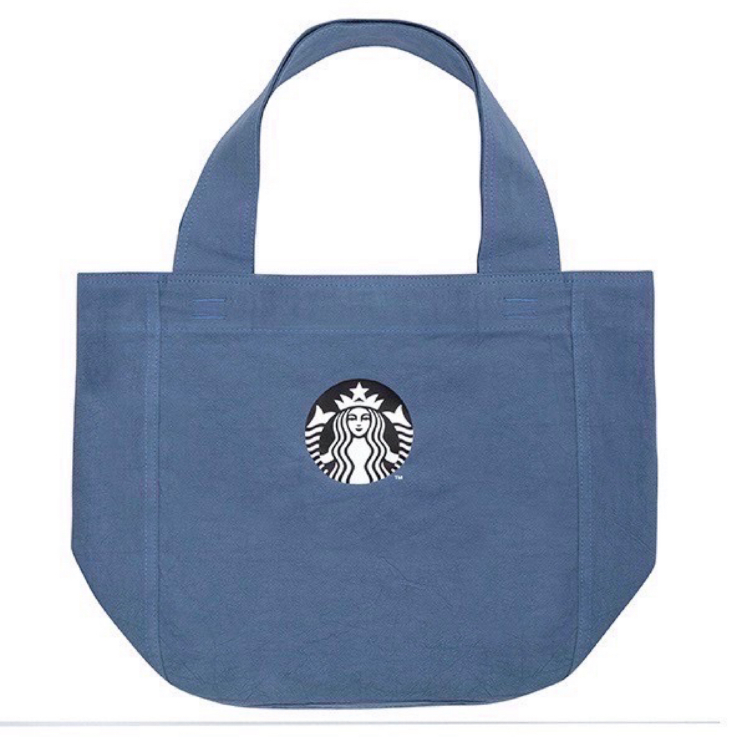 Starbucks Coffee(スターバックスコーヒー)のスターバックス　セイレーン　トートバッグ　ブルー系　ラスト1 レディースのバッグ(トートバッグ)の商品写真