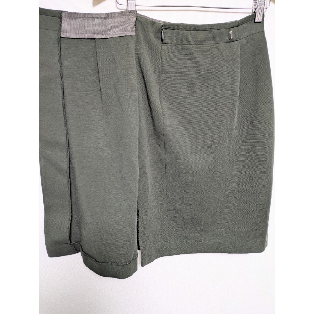 Ballsey(ボールジィ)のボールジィ　トゥモローランド　ミディ　巻き　スカート　32　グリーン　緑 レディースのスカート(ひざ丈スカート)の商品写真