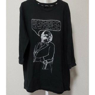 【BEAMS】カットソー 七分袖 デザイン Lサイズ(Tシャツ/カットソー(七分/長袖))