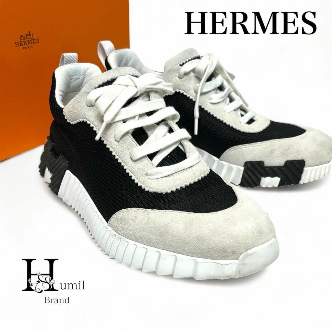 Hermes(エルメス)の【極美品】エルメス　バウンシング　スニーカー　ダッド　黒　白　ブラック　厚底 メンズの靴/シューズ(スニーカー)の商品写真