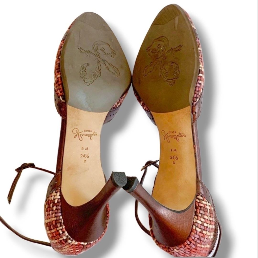 GINZA Kanematsu(ギンザカネマツ)のGINZA kanematsu パンプス ピンヒール 24.5cm 婦人靴 レディースの靴/シューズ(ハイヒール/パンプス)の商品写真