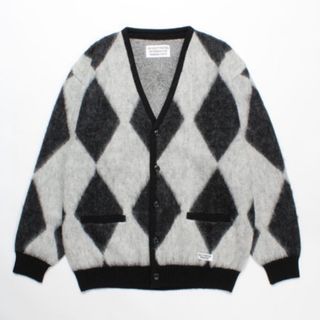 ワコマリア(WACKO MARIA)のWACKOMARIA DIAMOND MOHAIRCARDIGAN23fw XL(カーディガン)