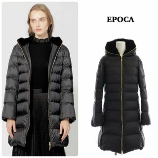 エポカ EPOCA 高級感のある ファー付き ホワイトグースダウンコート ダウン