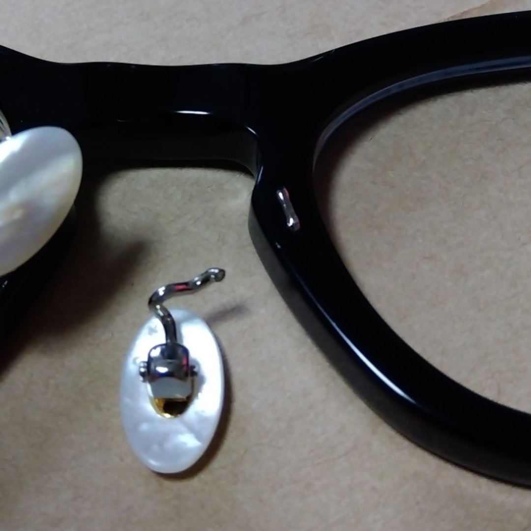 Zoff(ゾフ)のZoff UNITED ARROWS コラボ 破損 黒縁メガネ メンズのファッション小物(サングラス/メガネ)の商品写真