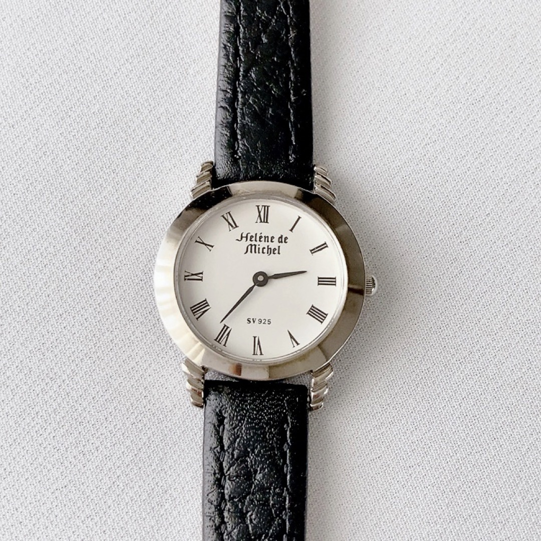 Helene de Michel SV925 レディースクォーツ時計 稼動品☆の通販 Helene de Michel SV925 レディースクォーツ時計 稼動品☆の通販