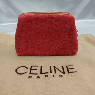 セリーヌ(celine)の極美品 CELINE マカダム柄 Cロゴ トリオンフ ポーチ(ポーチ)