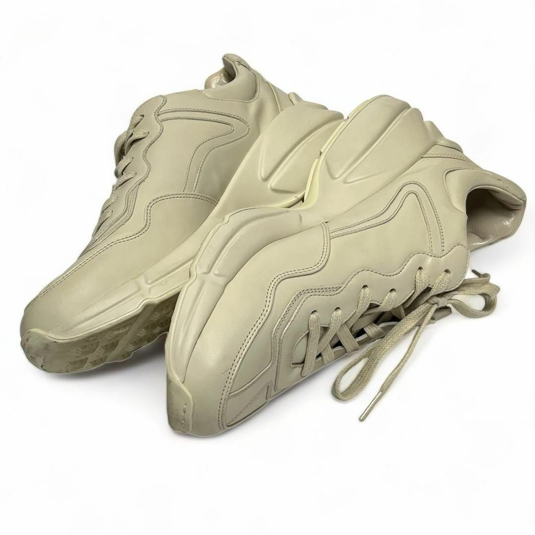 Gucci(グッチ)の【極美品】グッチ　ライトン　スニーカー　ハイカット　厚底　ブーツ　白　ホワイト メンズの靴/シューズ(スニーカー)の商品写真