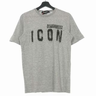 ディースクエアード(DSQUARED2)のディースクエアード ICONスプレープリントTシャツ XS グレー 灰 XS(Tシャツ(半袖/袖なし))