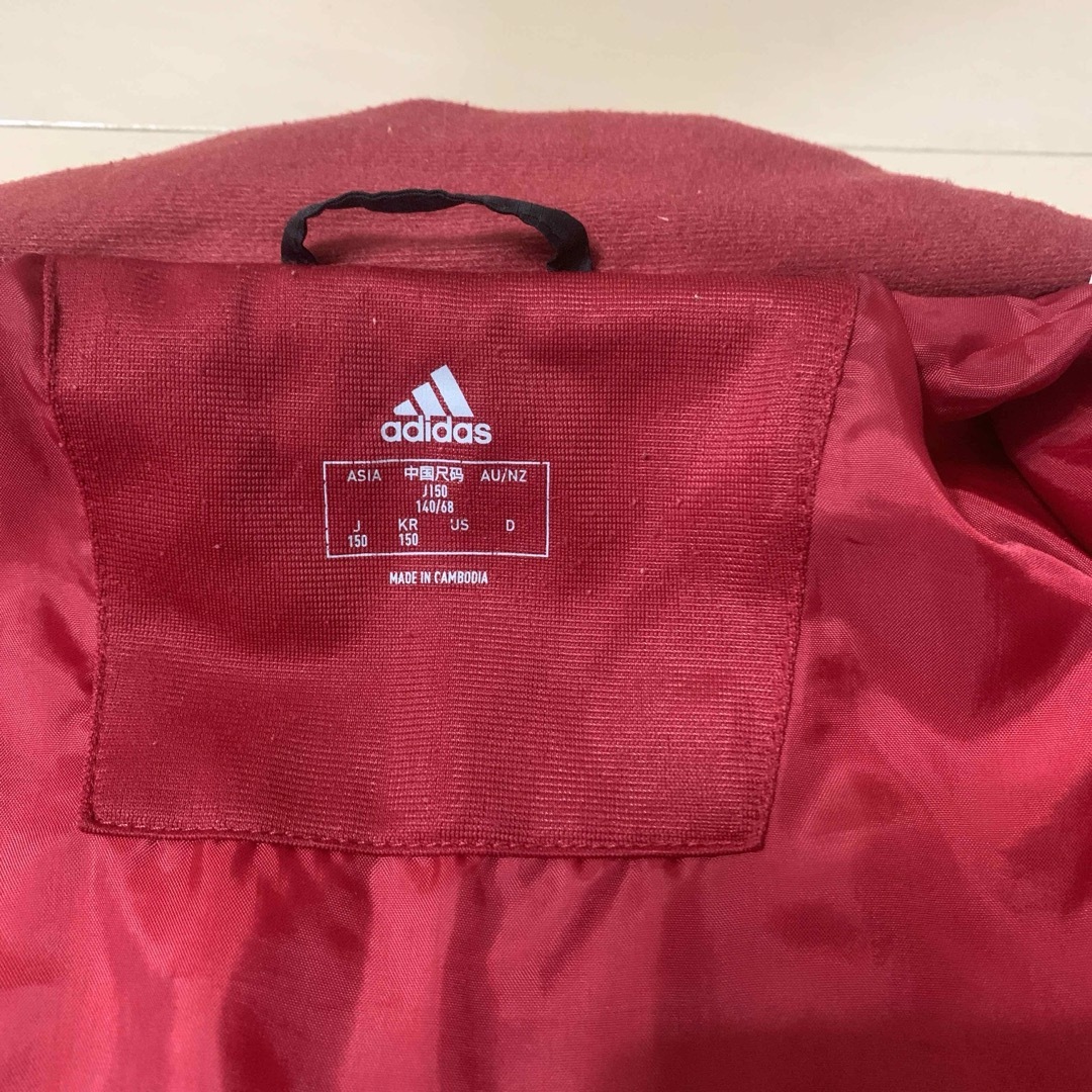 adidas(アディダス)のアディダス　ジャケット　アウター　150 キッズ/ベビー/マタニティのキッズ服女の子用(90cm~)(ジャケット/上着)の商品写真