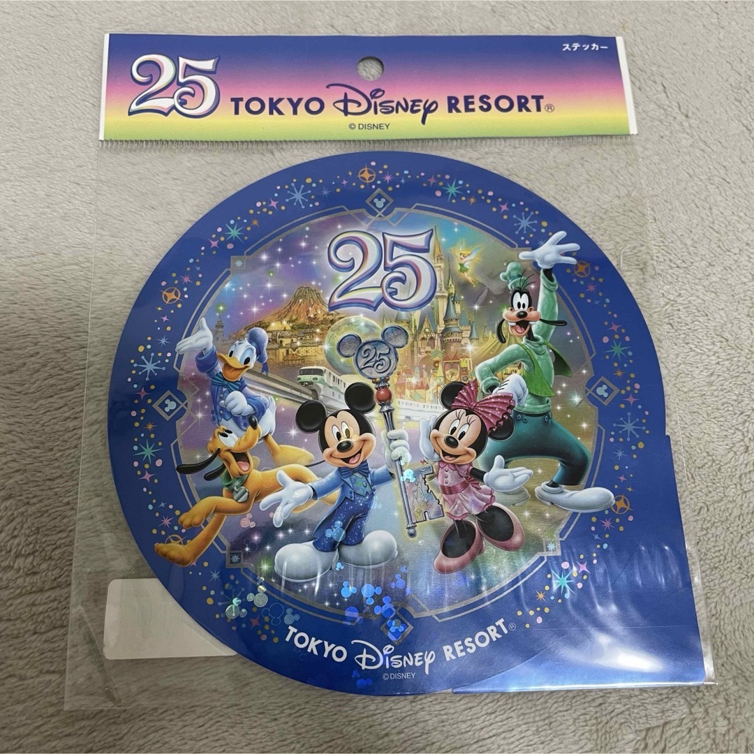 Disney(ディズニー)のTDR◆25周年◆ステッカー エンタメ/ホビーのコレクション(その他)の商品写真