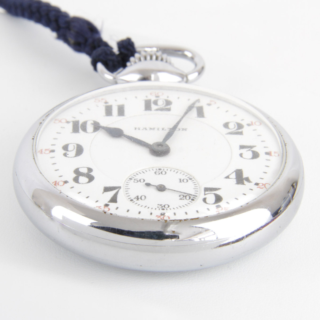 Hamilton(ハミルトン)の『不動品』 HAMILTON ハミルトン 懐中時計  シルバー【中古】 メンズの時計(その他)の商品写真