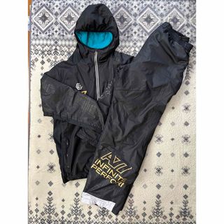 アシックスショウジ(asics)のアシックス ASICS 中綿ジャケット A77 上下セット(ナイロンジャケット)