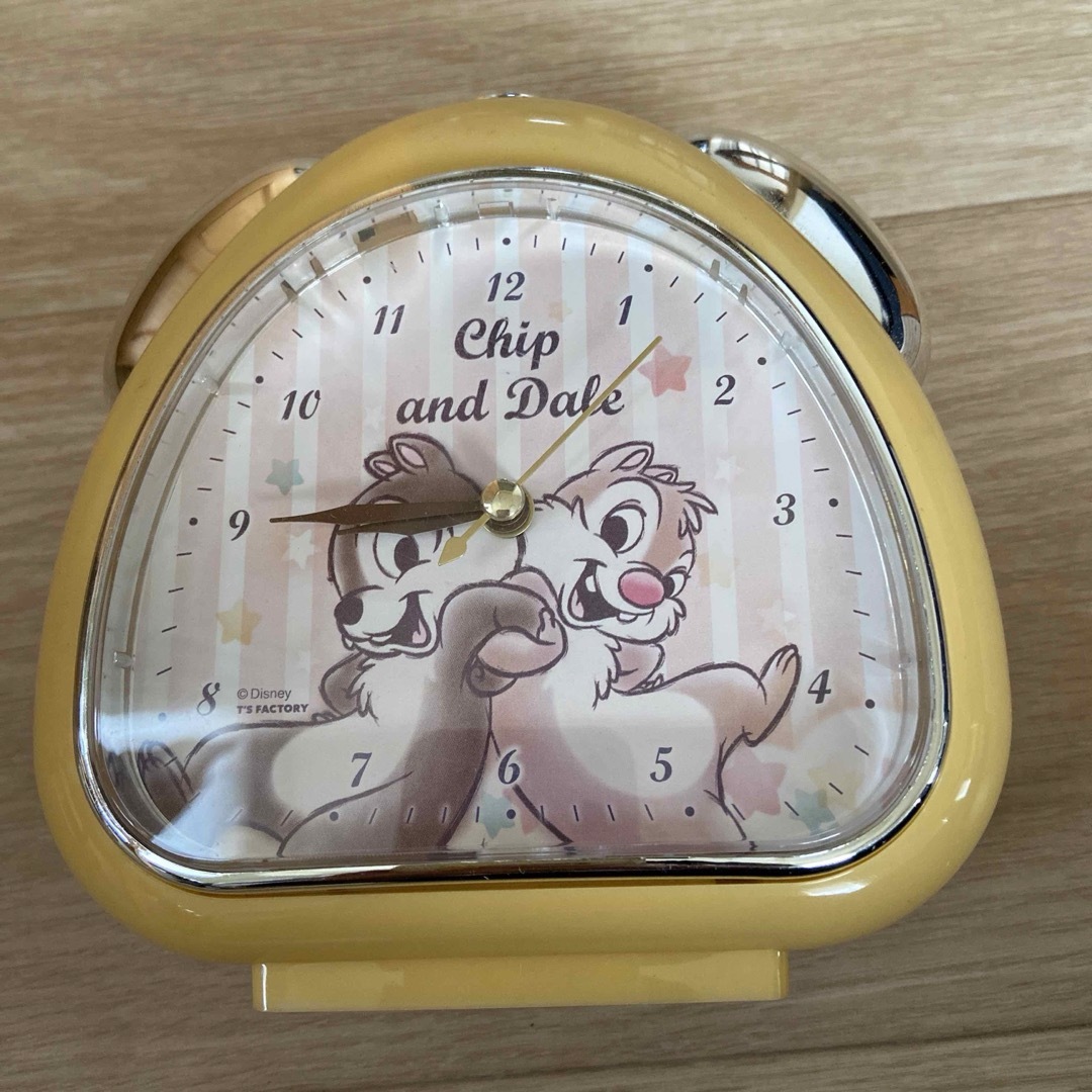 Disney(ディズニー)のチップとデール　目覚まし時計 インテリア/住まい/日用品のインテリア小物(置時計)の商品写真