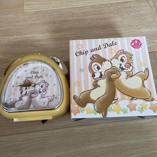ディズニー(Disney)のチップとデール　目覚まし時計(置時計)