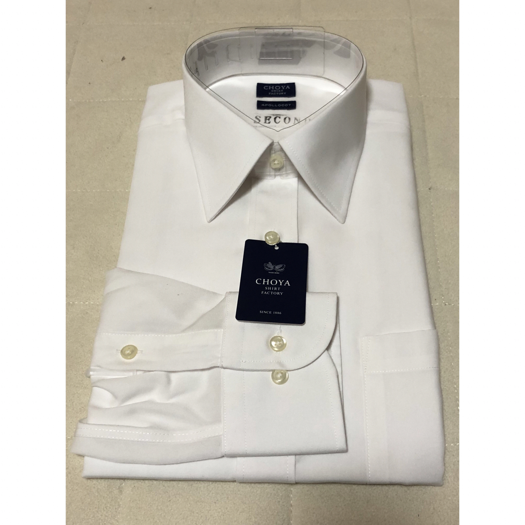 CHOYA SHIRT(チョーヤシャツ)のM518新品CHOYA長袖ワイシャツ綿100％39-82￥9130形態安定 メンズのトップス(シャツ)の商品写真