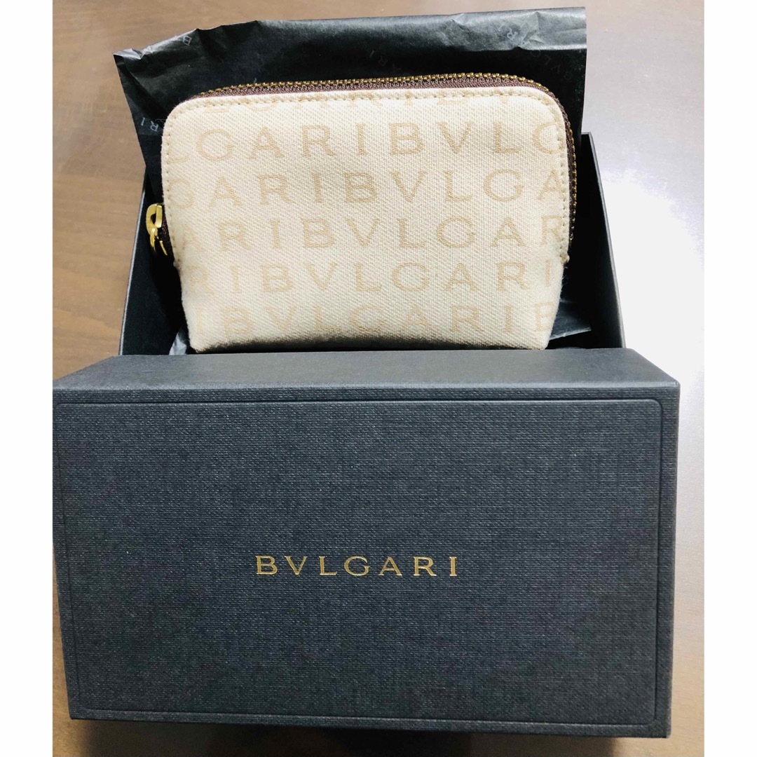 BVLGARI(ブルガリ)のブルガリBVLGARI デニム　化粧小物ポーチ レディースのファッション小物(ポーチ)の商品写真