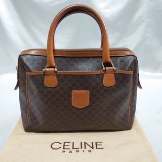 セリーヌ(celine)の美品 CELINE マカダム柄 ハンドバッグ(ハンドバッグ)