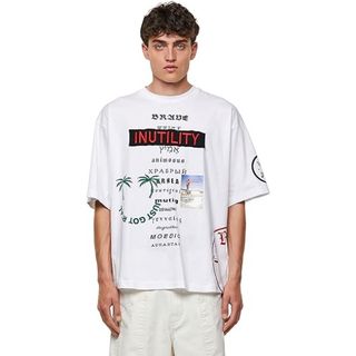 ディーゼル(DIESEL)のDIESEL Tシャツ S A029780CATM Relaxed ホワイト(Tシャツ/カットソー(半袖/袖なし))