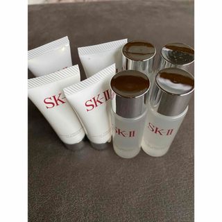 エスケーツー(SK-II)のSK-II ふきとり化粧水4本、クレンザー4本セット(化粧水/ローション)