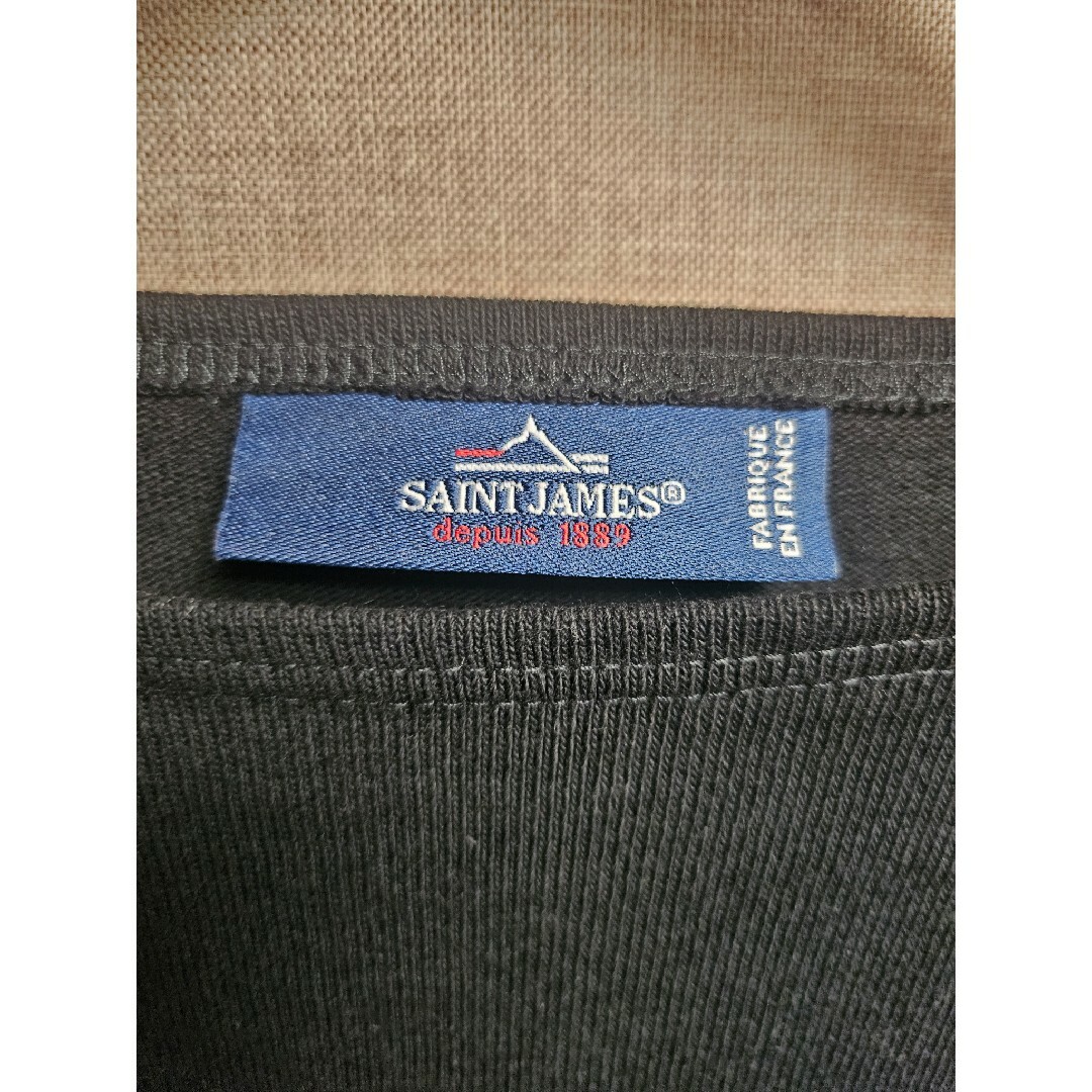 SAINT JAMES(セントジェームス)の正規品　SAINT JAMES セントジェームス　ウェッソン　バスクシャツ　肉厚 メンズのトップス(Tシャツ/カットソー(七分/長袖))の商品写真