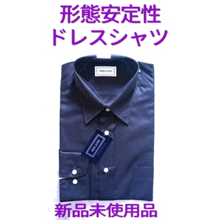 形態安定性 ドレスシャツ ピンストライプ M(シャツ)