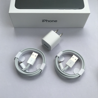 アップル(Apple)のiPhone ケーブル ライトニングケーブル 充電器 USB コンセント  電源(バッテリー/充電器)