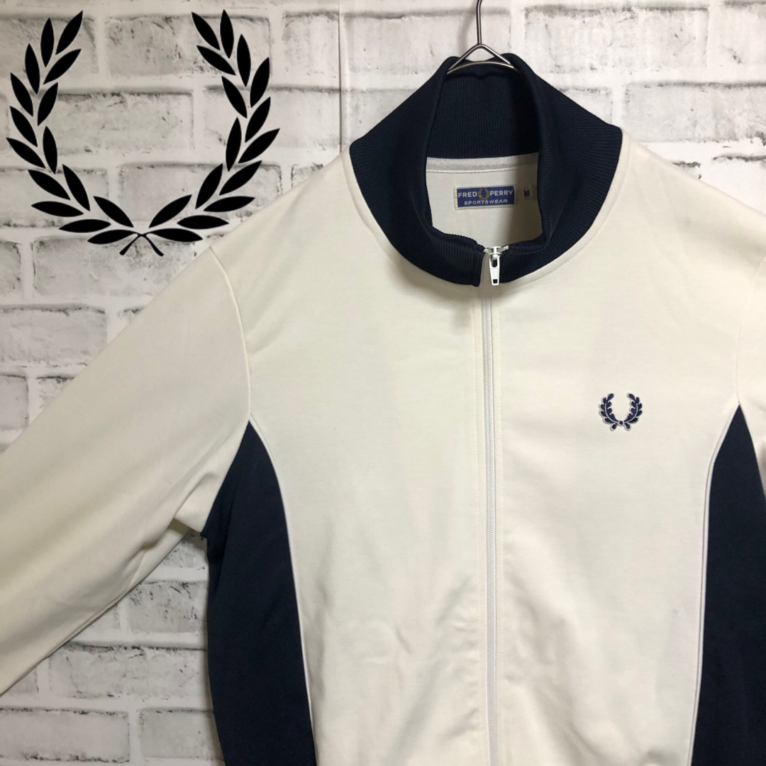 FRED PERRY - 90s Fred Perry⭐️トラックジャケットL 刺繍 FRED PERRY - 90s Fred Perry⭐️トラックジャケットL 刺繍