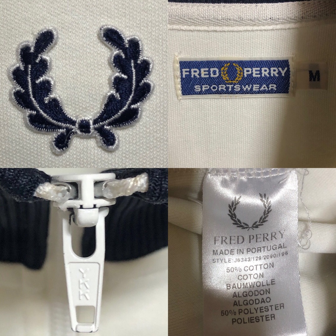 FRED PERRY - 90s Fred Perry⭐️トラックジャケットL 刺繍 FRED PERRY - 90s Fred Perry⭐️トラックジャケットL 刺繍