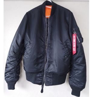 アルファインダストリーズ(ALPHA INDUSTRIES)のALPHA INDUSTRIES MA-1タイト20004 ブラック Sサイズ(ミリタリージャケット)