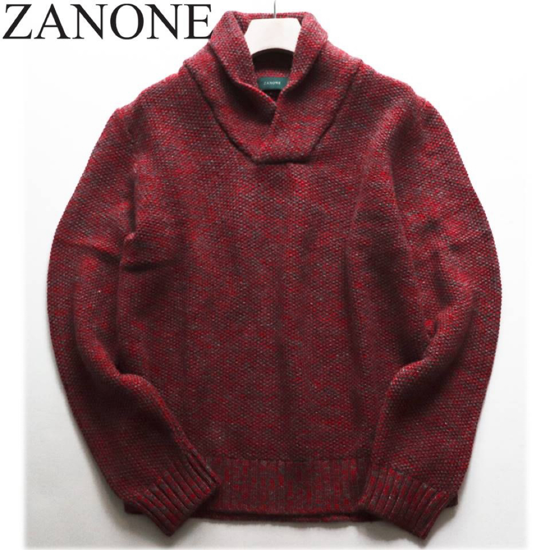 ZANONE(ザノーネ)の《ザノーネ》新品 イタリア製 ショールカラーニット セーター 48(L) メンズのトップス(ニット/セーター)の商品写真