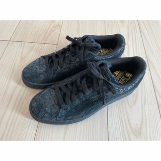 プーマ(PUMA)のPUMA 24㎝　スニーカー　ブラック(スニーカー)