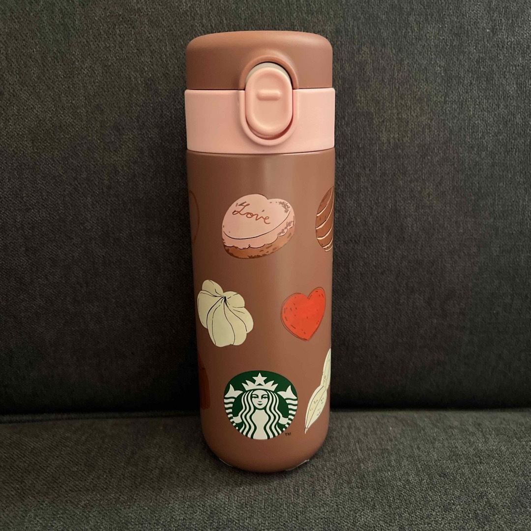 Starbucks Coffee(スターバックスコーヒー)のスタバ♡ステンレスボトル、バレンタイン限定♡ハート インテリア/住まい/日用品のキッチン/食器(タンブラー)の商品写真